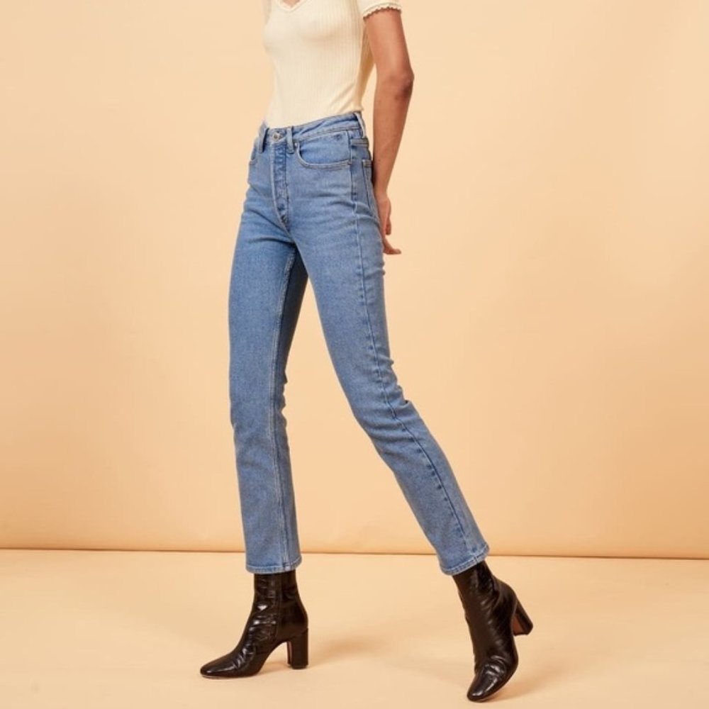 Sezane-esque Slim Denim Jeans 24